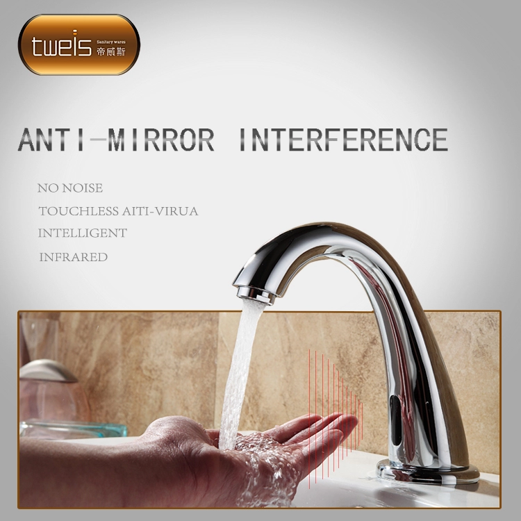 China Zhejiang hot sale healthy automatic sensor infrared brass mixer faucet