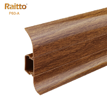 Hard PVC skirting board and wall base