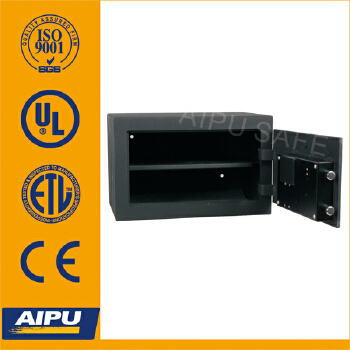 Home & Office safes YT-280E / single wall / Lazer cut door / Electronic / Black 