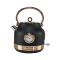 2020 New design retro rose gold and black color big capacity 1.7L electric water kettle home appliances with thermometer kettle 
