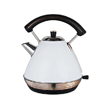 High quality retro rose gold and black color big capacity 1.7L elegance kettle Family use Stainless steel Dry boil protection