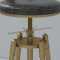 Height adjustment metal industrial bar chair 