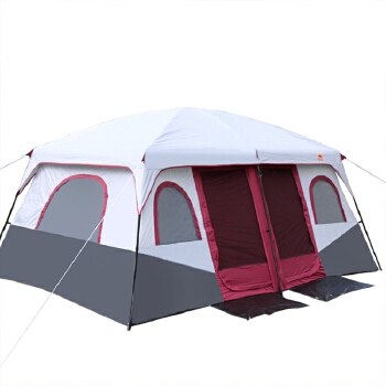 10-12 people outdoors outing self-driving tour double-layer windproof and rainproof telescopic automatic tent 