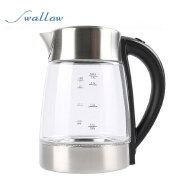 Energy Saving 1.7-Qt. Electric Glass Water Kettle Tea Pot Stay cool handle 