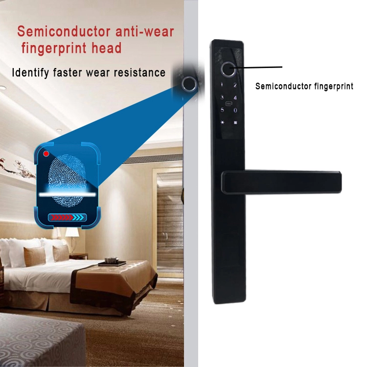 Safety electronic smart fingerprint digital  door lock for sliding doors