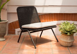 Galvanized steel frame powder coated  OUTDOOR SOFA SET