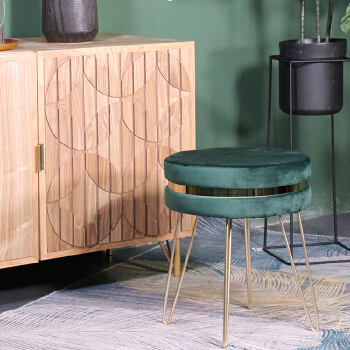 Hot selling iron stool gold furniture stools with high quality