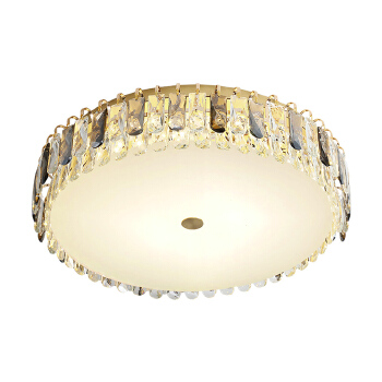 Round indoor decorative house lighting remote control smart kitchen bedroom living room modern led crystal ceiling lights