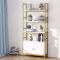 Chinese factory 4 floors mobile bookshelf storage cabinet bookcase closet