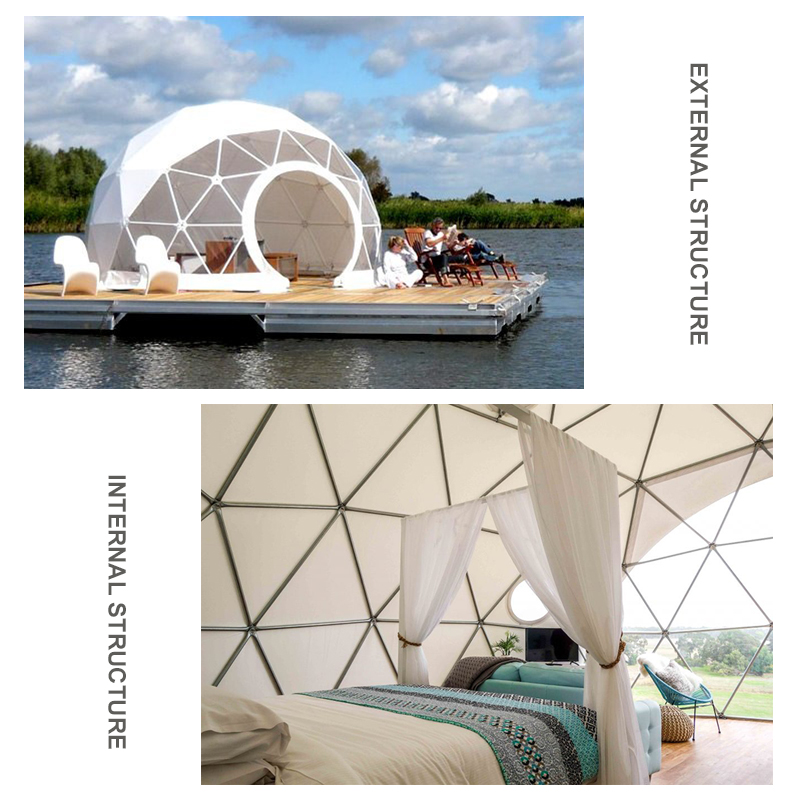 4/5/6m Transparent garden geodesic dome tent/Luxury hotel tent/ Outdoor igloo camping house