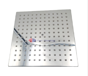 Chrome polished zinc bathroom water saving rain shower head