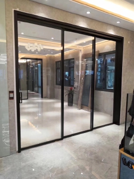Interior exterior customized bi fold aluminum folding doors with NOA hurricane proof standard