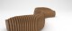 Parametric Wooden Bench Seating  Furniture Resting Area