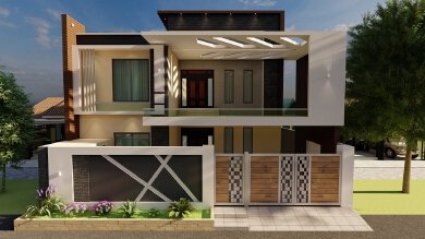 3D Front Elevation