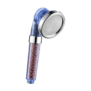 High Pressure Filtered Shower Head Mineral Stones Water Saving Handheld Showerhead
