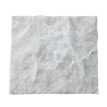 Samistone White Marble Tile Split Face Pure White Marble Stone Tile