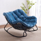 Outdoor rattan woven garden balcony armchair custom European-style woven rope chair