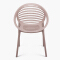 Simple Plastic Eggshell Chair Outdoor Stackable Dining Chair