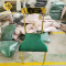 Send factory direct sale stainless steel stackable and replaceable cushion golden wedding banquet dining chair