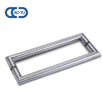 China Supplier Good Quality 304 Stainless Steel Slide Bathroom Shower Pull Glass Door Handle