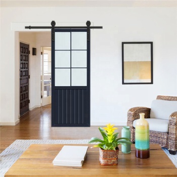Customized steel barn door
