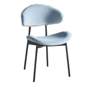 Wholesale Cheap Cushion Commercial Leg Risers Beige Tulip Dining Chair Chrome