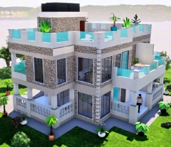 Four Bedroom with spacious Iiving Room,all bedrooms are Ensuite.