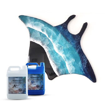 Adhesive Epoxy Resin Painting Non-Toxic AB Set Liquid Clear Epoxy Resin For Furniture And Design