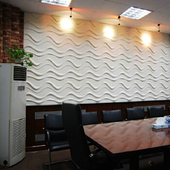 Plastic 3D wall tile decorative wall panels pvc 3d boardor Paintable DIY Install HJ5005