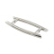 High quality wholesale stainless steel hardware chrome plated handle bathroom accessories glass door handle