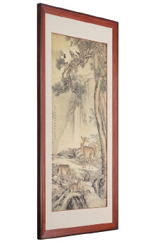 Luxury Solid Blood Sandalwood Carving Vintage Photo Pictures Frame For Painting