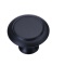 Factory supply furniture cabinet pull handle wholesale furniture round black matte handles