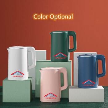 Wholesale Home appliances Fashionable Design Double Layer Hotel Electric Water Kettle thermal Electric Kettle