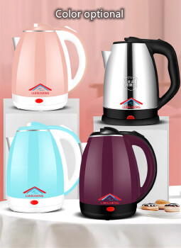 Wholesale Home appliances Fashionable Design Double Layer Hotel Electric Water Kettle thermal Electric Kettle