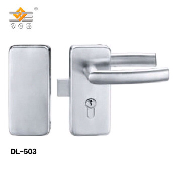 Glass Door Lock For Folding Door Stainless Steel Door Handle Locks Glass Sliding Door Lock