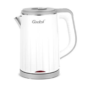 1.2 liter capacity double wall 201/304 stainless steel food grade novel design automatic cut off electric kettle mini