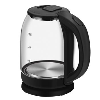 Wholesale Hotel Water Stainless 360 Degree Electric Kettle Hot Transparent Glass Cordless Electric Jug Kettle