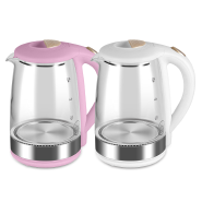 Factory Supplying Water Small Cordless Vintage Hot Switch Coffee Glass Transparent Electric Kettle