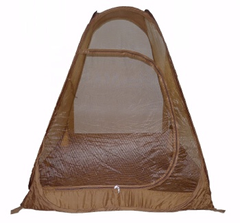 JWS-011 one person spring steel wire popup meditation tent