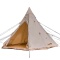 JWF-092 High-quality outdoor tent beige Indian shaped multi-person camping tent cotton pyramid tent