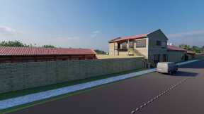 architectural design of a tea leaves factory in Nyeri, Kenya