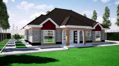 Four bedroom bungalow house design