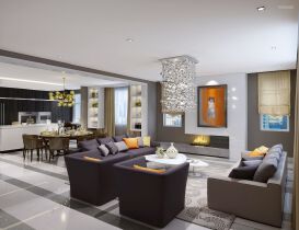 现代别墅空间设计：北京中信墅