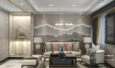 135 square meters apartment - new Chinese style