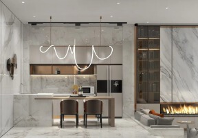 【Modern Light Luxury】Four-story Villa Design in Suzhou Financial Town