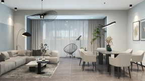 天慧国际-凯颂广场129㎡现代风格