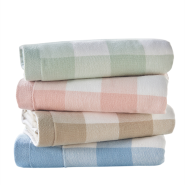 Factory hot sale classic style microfiber 100% cotton face wash towel gauze double suits