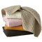 China big factory good price high quality new design luxury waffle towels adult bath towel
