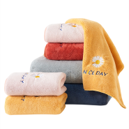 Customizable Large Luxury Microfiber Hair Hotel Towels Bath Towel 600Gsm 70*140Cm