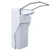 1000ml ABS Plastic Toilet Refillable Bottle Elbow Hand Sanitizer Liquid Soap Dispenser for hospital